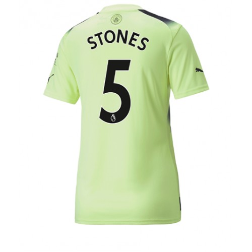 Fotbalové Dres Manchester City John Stones #5 Dámské Alternativní 2022-23 Krátký Rukáv